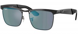 Gafas de Sol - Ray-Ban - RB3875 WAYFARER DELUXE - 002/8O BLACK // BLUE MIRROR