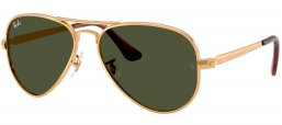 Gafas de Sol - Ray-Ban - RB3925 AVIATOR MAX - 001/31 ARISTA GOLD // GREEN