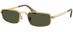 Gafas de Sol - Ray-Ban - RB3927 - 001/31 ARISTA GOLD // GREEN