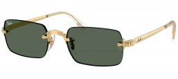 Gafas de Sol - Ray-Ban - RB3928 - 001/71 ARISTA GOLD // DARK GREEN