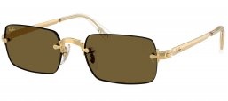 Gafas de Sol - Ray-Ban - RB3928 - 001/73 ARISTA GOLD // DARK BROWN