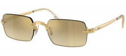 Gafas de Sol - Ray-Ban - RB3928 - 001/7I ARISTA GOLD // LIGHT BROWN GRADIENT MIRROR GOLD