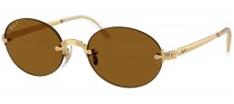 Gafas de Sol - Ray-Ban - RB3929 - 001/83  ARISTA GOLD // DARK BROWN POLARIZED
