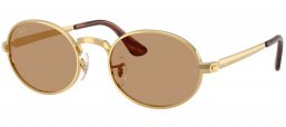 Gafas de Sol - Ray-Ban - RB3931 - 001/53 ARISTA GOLD // LIGHT BROWN