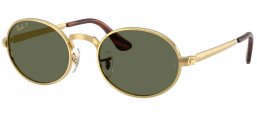 Gafas de Sol - Ray-Ban - RB3931 - 001/58  ARISTA GOLD // GREEN POLARIZED