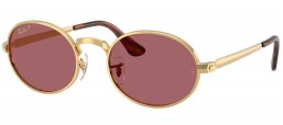 Gafas de Sol - Ray-Ban - RB3931 - 001/AF ARISTA GOLD // DARK VIOLET POLARIZED