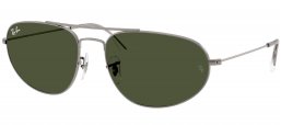 Gafas de Sol - Ray-Ban - RB3945 - 004/31 GUNMETAL // GREEN
