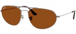 Gafas de Sol - Ray-Ban - RB3945 - 004/57  GUNMETAL // BROWN POLARIZED