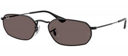 Gafas de Sol - Ray-Ban - RB3947 - 002/B1 BLACK // DARK GREY