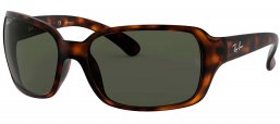 Gafas de Sol - Ray-Ban - RB4068 - 894/58 MATTE HAVANA // GREEN POLARIZED