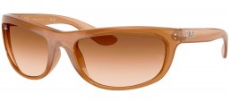Gafas de Sol - Ray-Ban - RB4089 BALORAMA - 678951  OPAL LIGHT BROWN // BROWN GRADIENT TRANSPARENT
