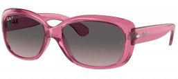 Gafas de Sol - Ray-Ban - RB4101 JACKIE OHH - 6591M3 TRANSPARENT VIOLET // GREY GRADIENT POLARIZED