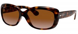 Gafas de Sol - Ray-Ban - RB4101 JACKIE OHH - 710/T5 LIGHT HAVANA // GREY GRADIENT BROWN POLARIZED