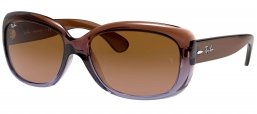Gafas de Sol - Ray-Ban - RB4101 JACKIE OHH - 860/51 BROWN GRADIENT LILAC // CHOCOLATE GRADIENT