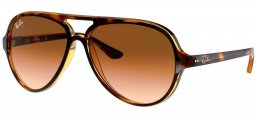 Gafas de Sol - Ray-Ban - RB4125 CATS  5000 - 710/51 LIGHT HAVANA // CRYSTAL BROWN GRADIENT