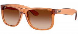 Gafas de Sol - Ray-Ban - RB4165 JUSTIN - 681413  RUBBER BEIGE // BROWN GRADIENT