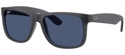 Gafas de Sol - Ray-Ban - RB4165 JUSTIN - 687380  OPAL DARK GREY // DARK BLUE