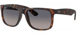 Gafas de Sol - Ray-Ban - RB4165 JUSTIN - 865/8S  HAVANA // BLUE GRADIENT POLARIZED