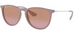 Gafas de Sol - Ray-Ban - RB4171 ERIKA - 600068 DARK RUBBER SAND // BROWN GRADIENT