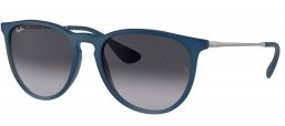 Gafas de Sol - Ray-Ban - RB4171 ERIKA - 60028G RUBBER BLUE // GREY GRADIENT