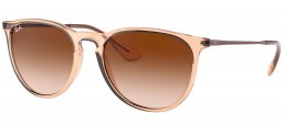 Gafas de Sol - Ray-Ban - RB4171 ERIKA - 651413 TRANSPARENT LIGHT BROWN // BROWN GRADIENT DARK BROWN