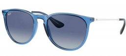 Gafas de Sol - Ray-Ban - RB4171 ERIKA - 65154L TRANSPARENT BLUE // LIGHT GREY GRADIENT DARK BLUE
