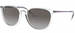 Gafas de Sol - Ray-Ban - RB4171 ERIKA - 651611 TRANSPARENT // LIGHT GREY GRADIENT DAKR GREY