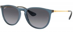 Gafas de Sol - Ray-Ban - RB4171 ERIKA - 6592T3 TRANSPARENT BLUE // GREY GRADIENT POLARIZED