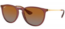 Gafas de Sol - Ray-Ban - RB4171 ERIKA - 6593T5 TRANSPARENT DARK BROWN // BROWN GRADIENT POLARIZED