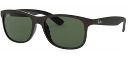 Gafas de Sol - Ray-Ban - RB4202 ANDY - 606971 MATTE BLACK // DARK GREEN