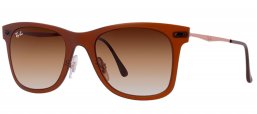 Gafas de Sol - Ray-Ban - RB4210 - 612213 MATTE DARK BROWN // BROWN GRADIENT