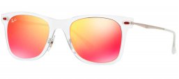 Gafas de Sol - Ray-Ban - RB4210 - 646/6Q MATTE TRANSPARENT // BROWN MIRROR ORANGE