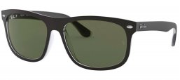 Gafas de Sol - Ray-Ban - RB4226 - 60529A TOP MATTE BLACK ON TRANSPARENT // DARK GREEN POLARIZED