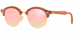 Gafas de Sol - Ray-Ban - RB4246M - 12187O LIGHT BRONZE ORANGE // GRADIENT BROWN MIRROR PINK