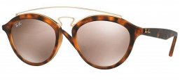 Gafas de Sol - Ray-Ban - RB4257 - 60925A MATTE HAVANA // LIGHT BROWN MIRROR GOLD