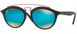 Gafas de Sol - Ray-Ban - RB4257 - 6252B7 MATTE BLACK // MIRROR GRADIENT BLUE