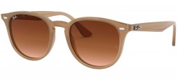 Gafas de Sol - Ray-Ban - RB4259 - 616613 SHINY OPAL BEIGE // BROWN GRADIENT