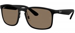 Gafas de Sol - Ray-Ban - RB4264 - 601S87  MATTE BLACK // GREY CHROMANCE POLARIZED