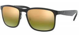 Gafas de Sol - Ray-Ban - RB4264 - 876/6O SHINY GREY // GREEN MIRROR GOLD POLARIZED