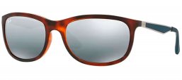 Gafas de Sol - Ray-Ban - RB4267 - 625788 SHINY RED HAVANA // GREY MIRROR GRADIENT