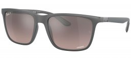 Gafas de Sol - Ray-Ban - RB4330CH CHROMANCE - 60175J SAND GREY // GREY GRADIENT MIRROR POLARIZED