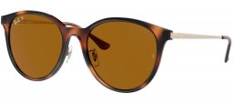 Gafas de Sol - Ray-Ban - RB4334D - 710/83 LIGHT HAVANA // BROWN POLARIZED