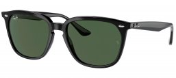 Gafas de Sol - Ray-Ban - RB4362 - 601/71 BLACK // DARK GREEN