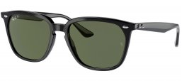 Gafas de Sol - Ray-Ban - RB4362 - 601/9A BLACK // DARK GREEN POLARIZED
