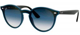 Gafas de Sol - Ray-Ban - RB4380N BLAZE PANTHOS - 64170S BLUE DEMISHINY // CLEAR GRADIENT GREEN GRADIENT GREY