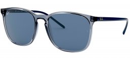 Gafas de Sol - Ray-Ban - RB4387 - 639980 TRANSPARENT BLUE // BLUE