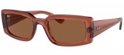 Gafas de Sol - Ray-Ban - RB4395 KILIANE - 667873  TRANSPARENT BROWN // DARK BROWN