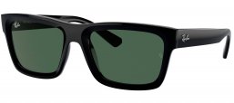 Gafas de Sol - Ray-Ban - RB4396 WARREN - 667771  BLACK // DARK GREEN