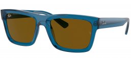 Gafas de Sol - Ray-Ban - RB4396 WARREN - 668073  TRANSPARENT DARK BLUE // DARK BROWN