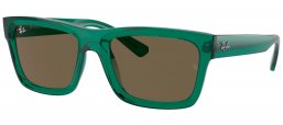 Gafas de Sol - Ray-Ban - RB4396 WARREN - 6681/3 TRANSPARENT GREEN // BROWN